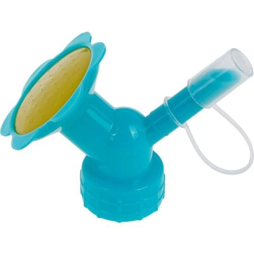 1PC 2In1 Plastic Sprinkler Nozzle For Flower Plant Waterers Bottle Watering Cans Sprinkler