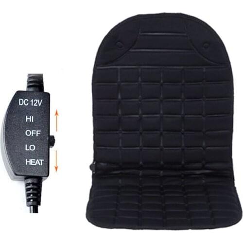 2018 new arrival 12v electric heated car seat cushion universal single heating pads keep warm covers quailty guarantee in winter