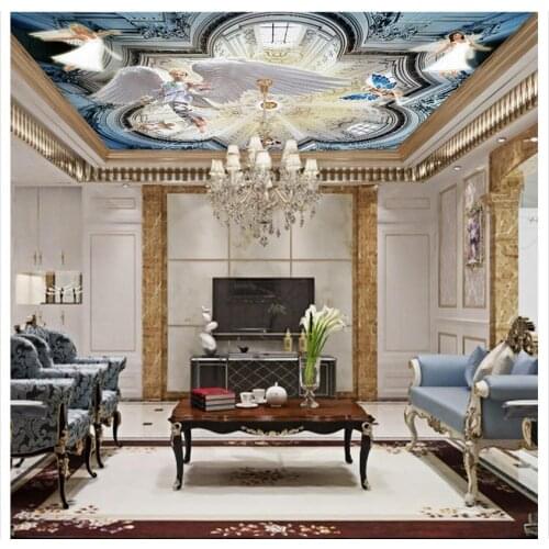 3d ceiling murals wallpaper Angel ceiling3d ceiling murals wallpaper Home Decoration ceiling wallpaper