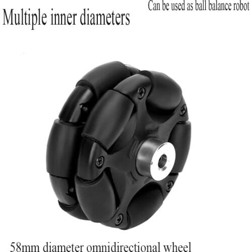58mm plastic omni wheel 90° omni wheel