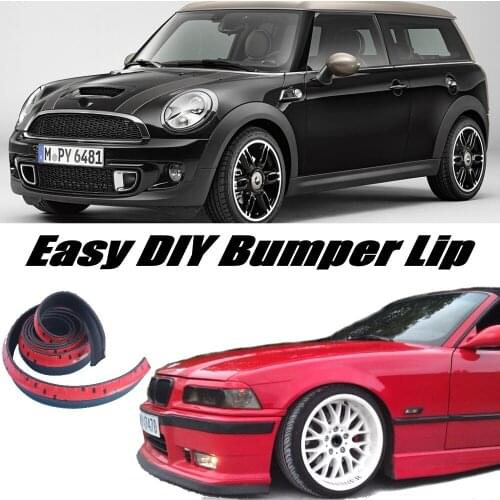 Bumper Lip Deflector Lips For Mini Clubman Front Spoiler Skirt For Car Tuning View / Body Kit Wing / Strip