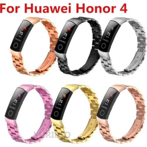 DHL 20PCS Milanese Metal Strap for Huawei Honor Band 5 4 Strap Watchband Wristband Stainless Steel for huawei band 4 Bracelet