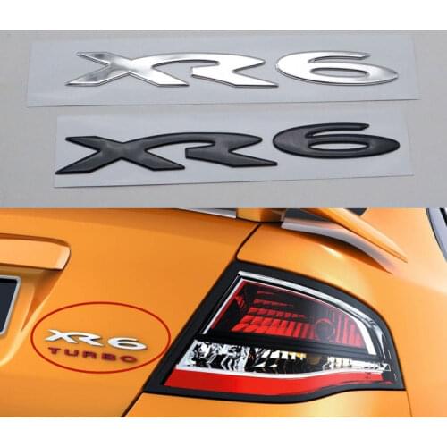 For Ford Falcon XR6 XR 6 Emblem Rear Trunk Tailgate Logo Sticker Side Door Fender Nameplate Decals