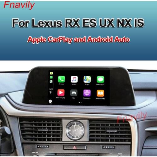 Fnavily OEM Retrofit Wireless CarPlay For Lexus RX ES UX NX IS Series Apple CarPlay And Android Auto Retrofit Kit 2015-2020