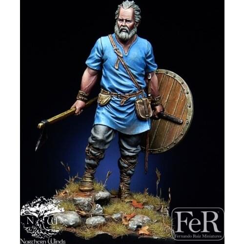 1:32 Resin Figure Model Irish Viking Invader Film Game History R05