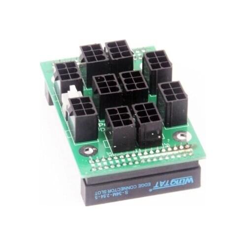 Computer Sever Power Charging Converter Board Riser 1350W 10 x 6Pin Adapter for X3650