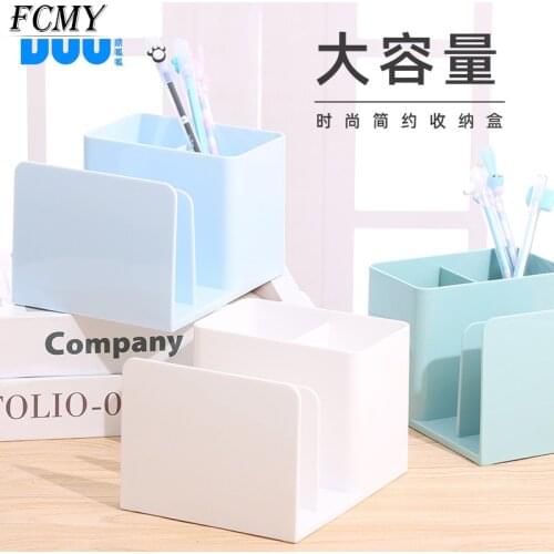 Multi Function Pen Pencil Holders Container Desk Organizer Stand Storage Box Office Accessories Desk Organizer Cute