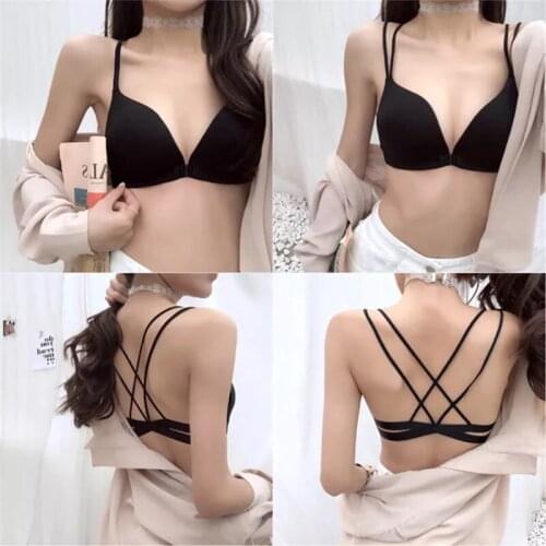 2020 New Arrival Fashion Designed Ladies Bra Women Sexy Solid Wireless Bra Breathable Chest Pad Wearing Comfortable