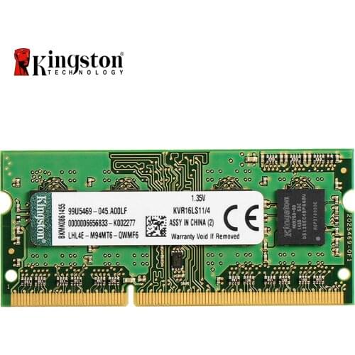 Kingston 4GB DDR3 Laptop RAM (1600MHz - Low Voltage - KVR16LS11/4)