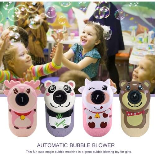 Hot Automatic Gatling Bubble Gun Toys Summer Soap Water Bubble Machine Music Electric Bubble Machine For Children Gift Toys