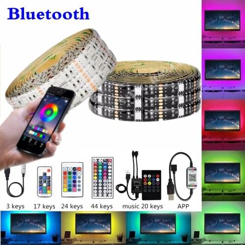 Christmas USB LED strip Waterproof room decoration Light 5V RGB 5050 Bluetooth APP control Flexible TV Background lamp Lighting