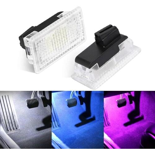 1/2/8PCS LED Car Foot Light Ambient Lamp For Tesla Model 3 X S Car Accessories Interior Decoration Lights Atmosphere Lamp 2020