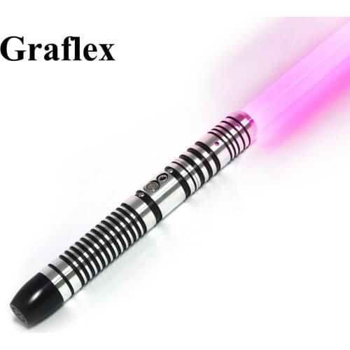 Graflex Neopixel Lightsaber 9 Sound RGB 92cm Blade Smooth Swing Heavy Dueling Light Saber Infinite Color Changing Light Saber