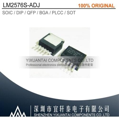 10pcs/lot 50pcs/lot 100pcs/lot Free shipping 100% original LM2576S-ADJ LM2576S TO263
