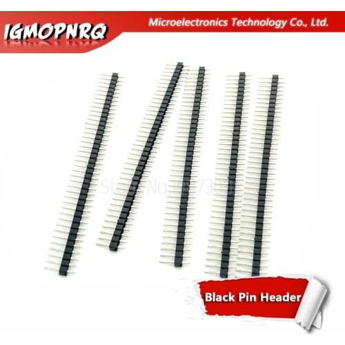 10pcs Pins Multipurpose: Male 10pcs 40 Pin 1x40 Single Row Male Breakable Pin Header Connector Strip