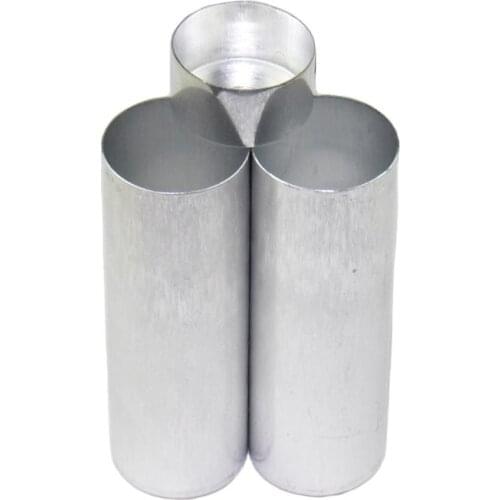 100pcs Dental Valplast Material 25*100/110/120mm Empty Aluminum Tube Cartridges For Making Flexible Dentures