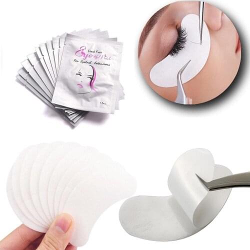 50Pairs Professional Lint Free Eyelash Extension Pads Eye Patches Beauty Tool