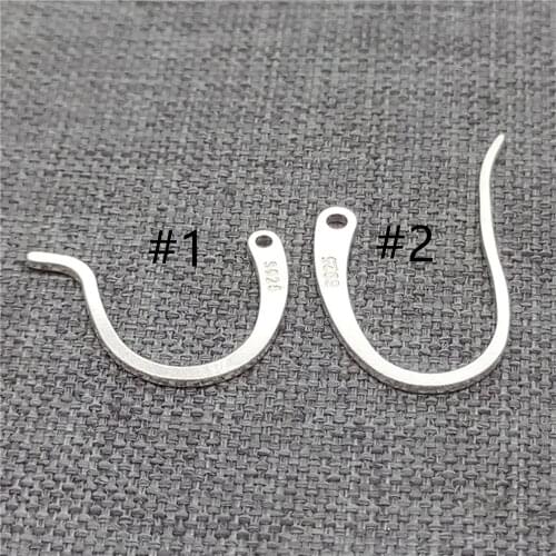 8prs of 925 Sterling Silver Ear Earring Wire Hooks for Earring Jewelry Making