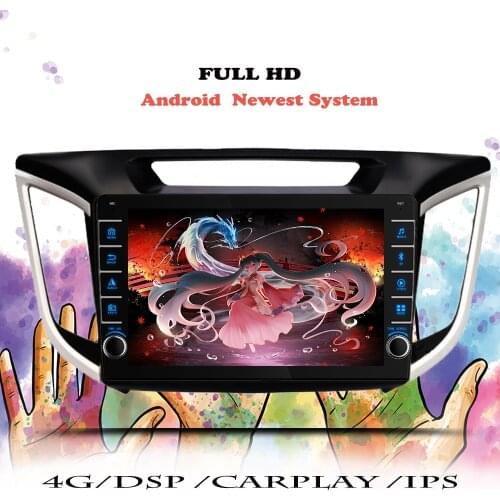 Android 10.0 Car Radio For Hyundai Creta IX25 2015 2016 2017 2018 2019 Multimedia Video Player Navigation GPS 2din DVD Head Unit
