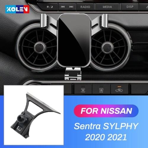 Car Mobile Phone Holder For Nissan Sentra SYLPHY B18 2020 2021 Air Vent Outlet Special Mount Navigation Bracket Gravity Stand