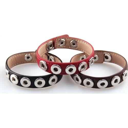 Free shipping pocket size 1.2cm 5 metal button charm leather Bracelet DIY alloy buttons Jewelry