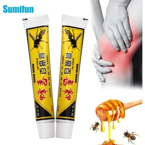 20g Bee Venom Balm Pain Relief Cream Arthritis Joint Ointment Lumbar Neck Back Body Relax Back Orthopedic Pain Killer Plaster