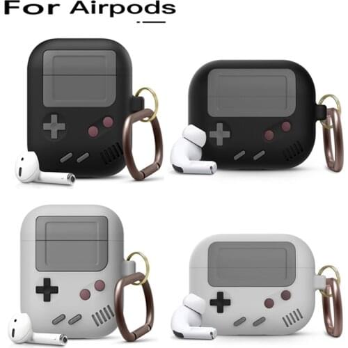 Luxury Cute Retro Game Console Control Case For AirPods 1 2 Pro Charging 3D Silicone Earphone Anti Fall Protective Cover