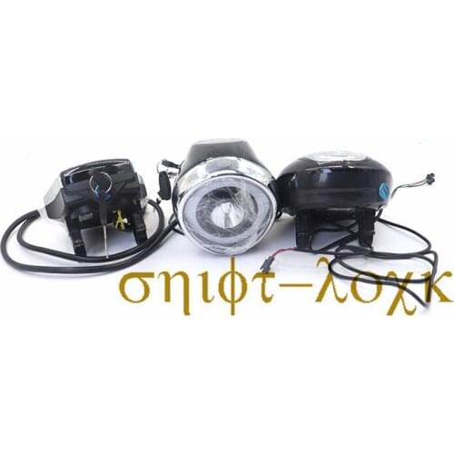 Free shipping Angel Eyes Headlight Lighting Spotlight High Beam LCD Screen for Citycoco Electric Scooter