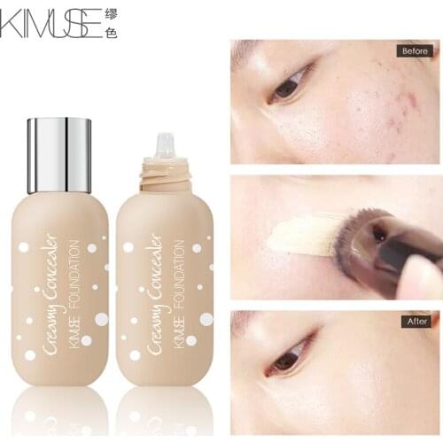 Kimuse 24H Holding Makeup Matte Fog Surface Liquid Foundation Concealer Moisturizing BB Cream Trimming High Light Cosmetic Gift