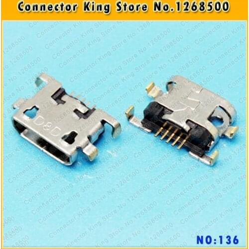 ChengHaoRan New Micro USB Jack for lenovo A590 A670T S890 S820 S880 A710E charger connector dock port plug,MC-136