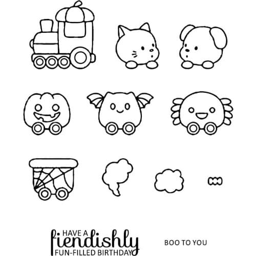 Dog Transparent Clear Stamp for DIY scrapbooking/Card Making C564