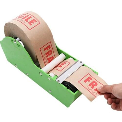 Kraft Paper Tape Cutter Kraft Paper Tape Packaging Dispenser Kraft Paper Tape Dispenser for Shipping Box Sealing M0XC