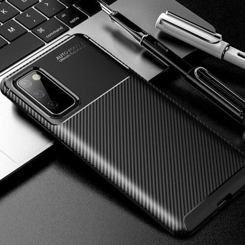 S20FE Carbon Fiber Case For Samsung Galaxy S20 Fan Edition Case Luxury Soft TPU Slim Silicone Cover for S20 FE Capa Fundas