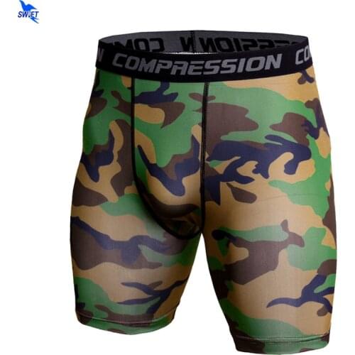 2020 Men Bodybuilding Running Shorts Quick Dry Gym Fitness Workout Tights Elastic Compression Athletic Sport Training Leggings