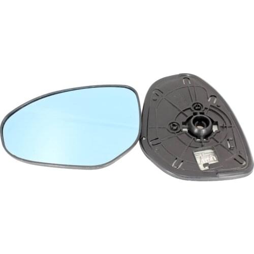 Wide View Auto Dimming Rear View Mirror Glass Blue Heated Side Wing Mirror Glass with LED Turn Indicator for Mazda 2