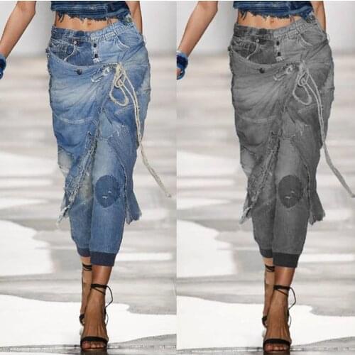 High waist jeans 2021 summer oversize womens new fashion street dress autumn casual wash retro loose wide leg long pants