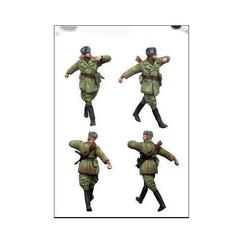 1:35 resin model soldier American soldiers in the Vietnam War need manual drawing model assembly kit Xd274