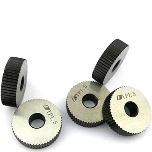 2PCS 0.8mm Pitch 8mm(ID)*28mm(OD)*8mm(H) Single Straight Wheel Knurling Linear