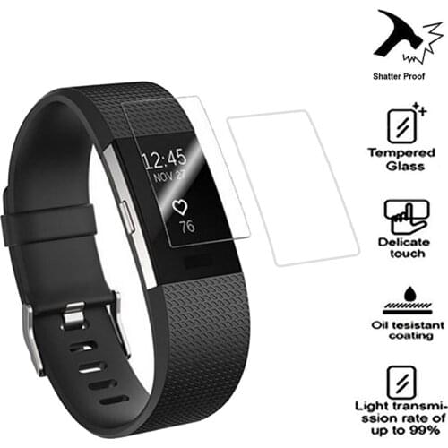 3/5pcs Full Cover Screen HD Protector for Fitbit Charge 3 Protective Film for Fitbit Charge 2 Charge3 Charge4 Not Tempered Glass