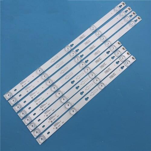Brand new set = 8 pieces of TCL L49A810 D49A630U 49A620U L49P1A-F light strip TOT_49_D2900_4X44X5