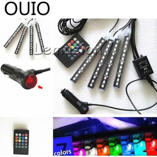 Car Colors LED Light Music Control Interior For Inifiniti Kia Rio 3 K2 Sportage Ceed Ford Fiesta Mondeo Suzuki Swift Accessorie