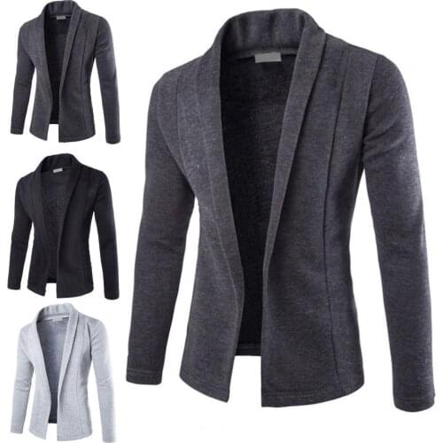 Business Jacket Winter Warm Jacket Trench Coat Men Coat Casual Coat Long Sleeve Streetwear Slim Fit Lapel Coat Office Jacket