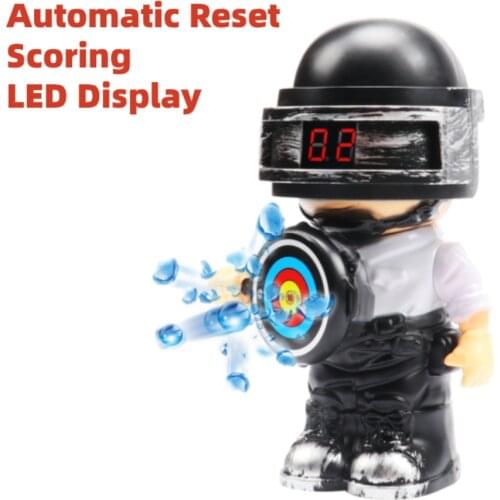 Electric Auto Reset Target Doll Action Figure Scoring Gel Ball Bb Guns Airsoft Weapon Target CS Toys Shooting Target for Nerf