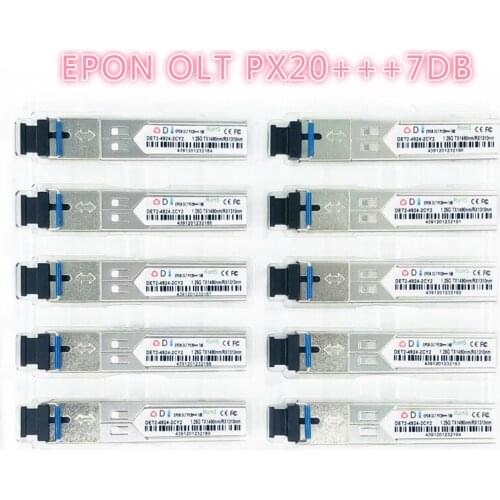 EPON OLT optical transceiver PX20+++ SFPOLT1.25G 1490/1310nm 3-7dBm SC OLT FTTH solutionmodule for OLT ONU switch HUAWEI