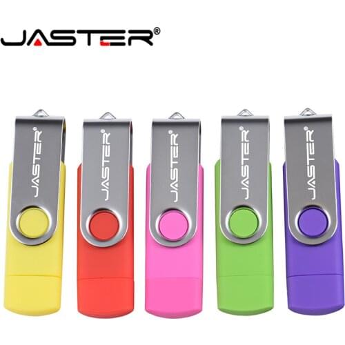 JASTER USB 2.0 Smart Phone Android OTG USB Flash Drive Pen Drive For Android PC Memory Stick 4GB 8GB 16GB 32GB 64GB usb flash