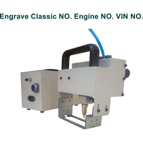 Name Plate Chassis Number Portable VIN Code Dot Peen Engraving Marking Machine Electro magnetic Pneumatic dot peen marker