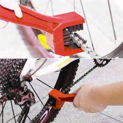 Multifunction Universal Motorcycle Bicycle Gear Chain Maintenance Clean Dirt Brush Cleaning Tool Motorcycle Bicycle Clean Tool