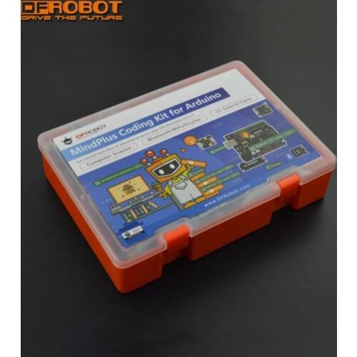 DFRobot MindPlus Coding Kit with DFRduino UNO R3 IO Expansion Shield 18 sensors for Arduino lower to higher grade student kids