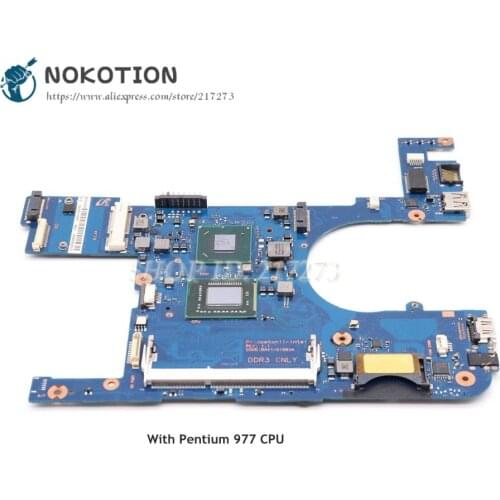 NOKOTION For Samsung 350U2A 350U2B Laptop Motherboard Pentium 977 CPU DDR3 BA92-09370A BA92-09370B BA41-01685A
