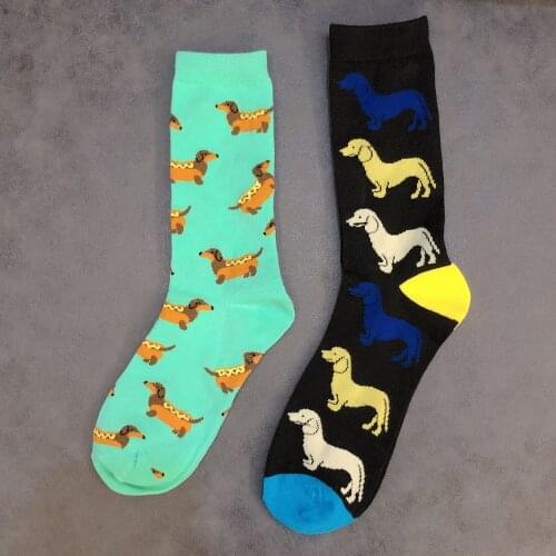 Adult Crew Cotton Socks Harrier ST Saint Bernard Sandpiper Big Head Dog Paws Claws Pet Doctor Sandpiper 2021New Street Fashion